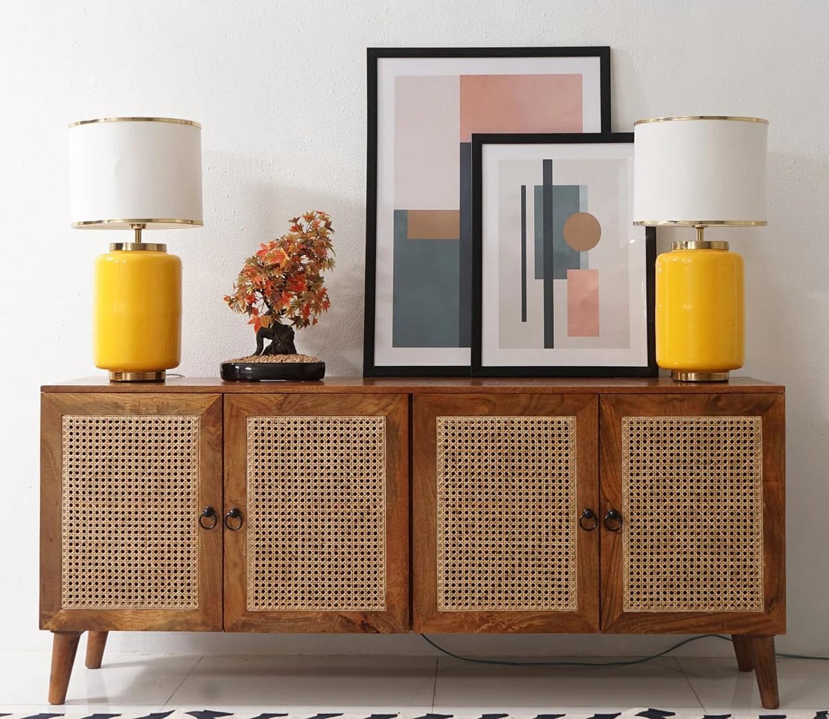 Space Galaxy Wooden Sideboard Cabinet for Living Room
