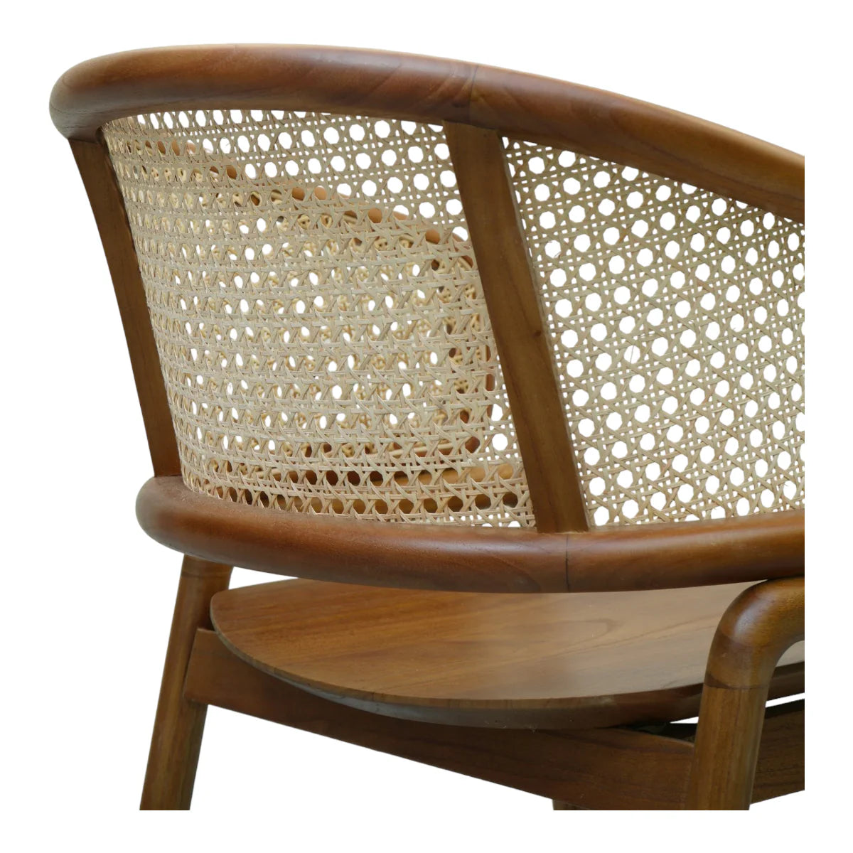 Solid Wood Rattan Dining Chair